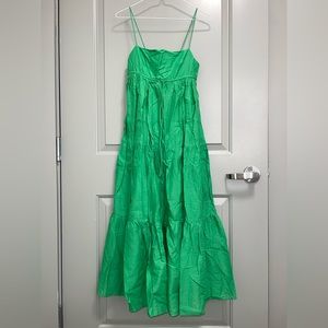 Mango green summer dress